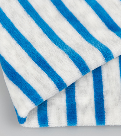Colour stripe velour 007