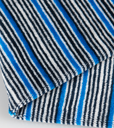 Colour stripe velour 006